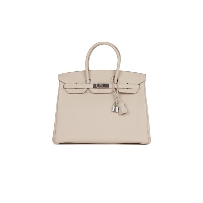 HERMES BIRKIN 35 TOGO PALLADIUM HARDWARE (35*25*18cm)